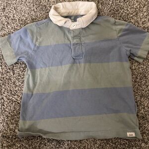 GAP Kids Polo with Blue and Green Stripes